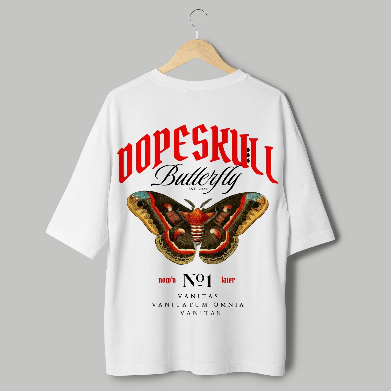 Flutter & Fade: Whitecore Chaos | Oversized White Tee 1 Flutter & Fade: Whitecore Chaos | Oversized White Tee